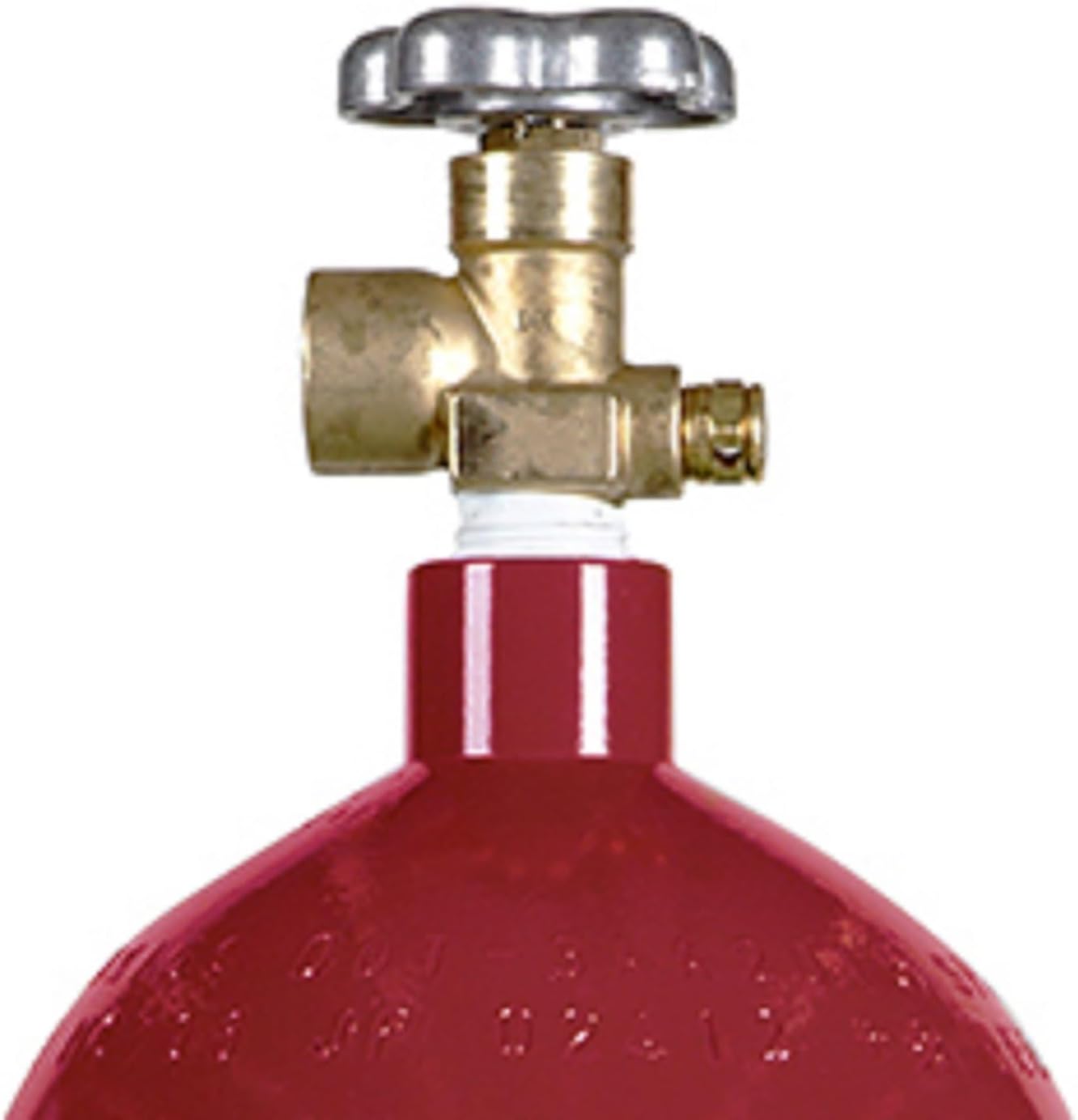 New 60 cu ft Steel Argon Gas Cylinder with CGA580 Valve