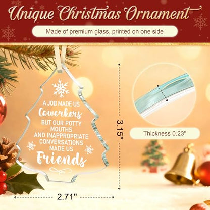 Tree Coworker Christmas Ornament - Funny Office Decor Keepsake Gift