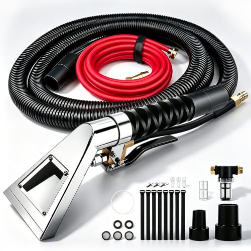 Vacuums & Carpet Extractor Kit with Stainless Steel Wand for Car & Home Cleaning