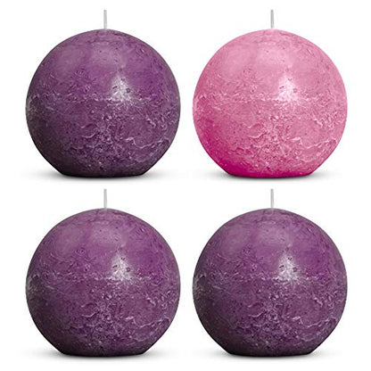 Silver Advent Wreath Candle Holder for Large Pillar Candles - Christmas Decor