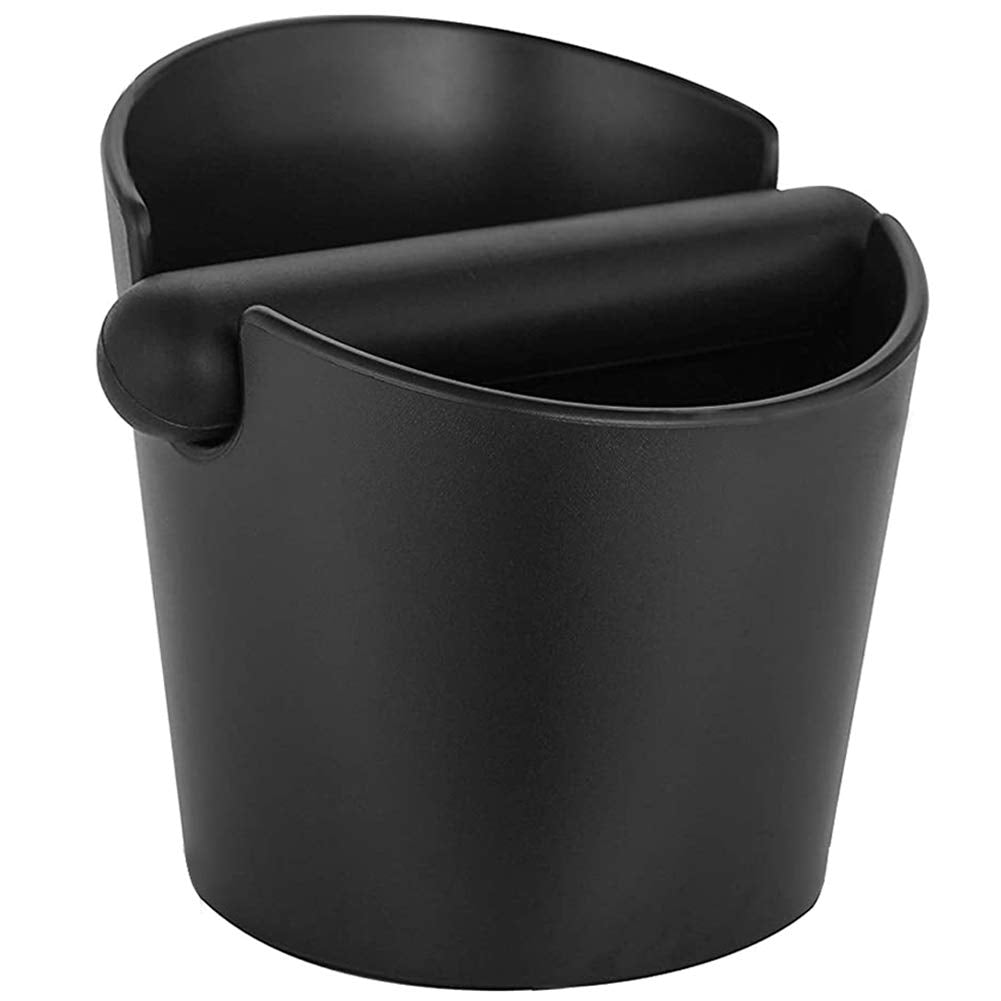 Espresso Knock Box, 4.8 Inch Coffee Knock Box Espresso Dump Bin For Coffee Grounds with Removable Knock Bar and Non-Slip Base Shock-Absorbent Durable Barista Style