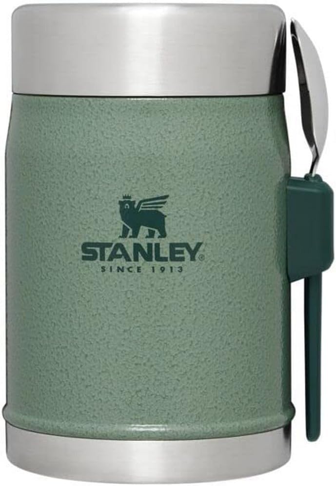 STANLEY Classic Food Jar - Vacuum Insulated Container with Spork | Leakproof & BPA-Free | Travel-Friendly Design