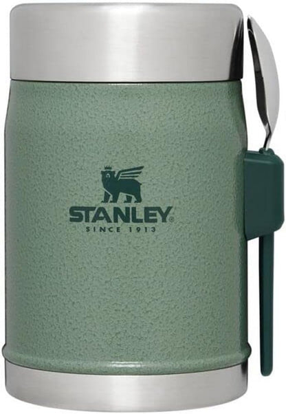 STANLEY Classic Food Jar - Vacuum Insulated Container with Spork | Leakproof & BPA-Free | Travel-Friendly Design