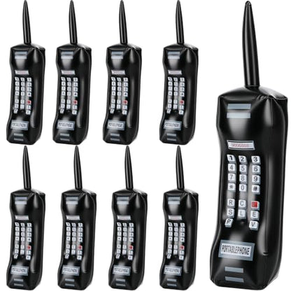 8pcs Inflatable Retro Mobile Phone Party Decorations 26 Inch - 80s 90s