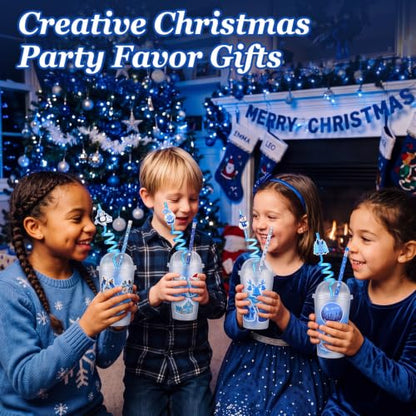 Christmas Party Favors Set - Snowman Variation - Cups, Stickers, Bracelets & More