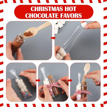 12-Piece Hot Chocolate Gift Set with Cocoa Tubes & Accessories