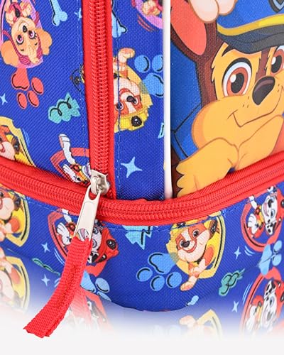 Fast Forward Paw Patrol Lunch Box for Kids | Insulated Lunch Bag Lunch Box for Boys, Girls, Toddlers | Paw Patrol Chase, Marshall and Rubble Blue Reusable Lunchbox