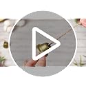 Vintage Christmas Jingle Bell Ornaments with Jute Rope - Set of 12
