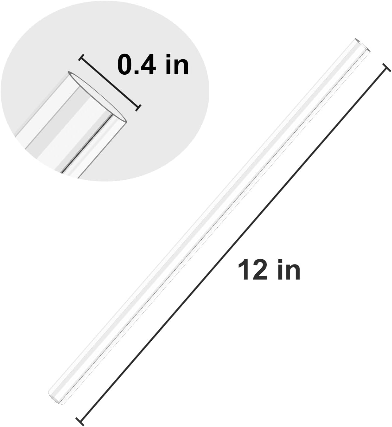 Stanley Adventure Quencher Replacement Straws - 6 Pcs with Cleaning Brush for 40 oz & 30 oz Tumblers