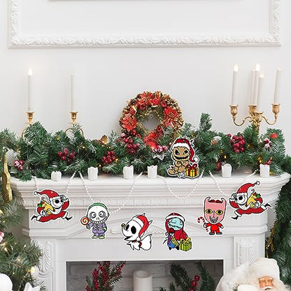 16 Pack Christmas Tree Ornaments - Holiday Hanging Decorations for Xmas