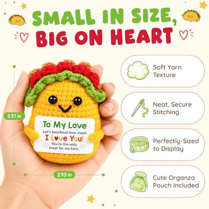 Yellow Taco Couple Gift - To My Love Anniversary Keepsake