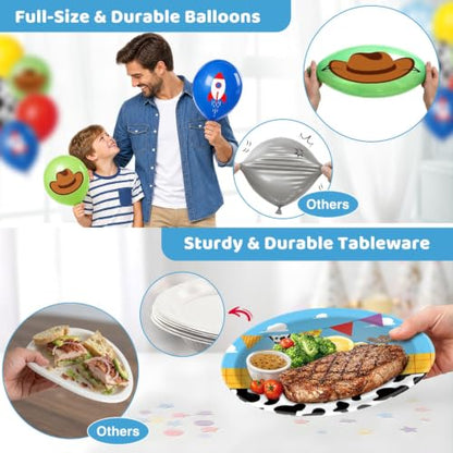 Toy Birthday Party Decor Set for 24 Guests - 179 Pieces