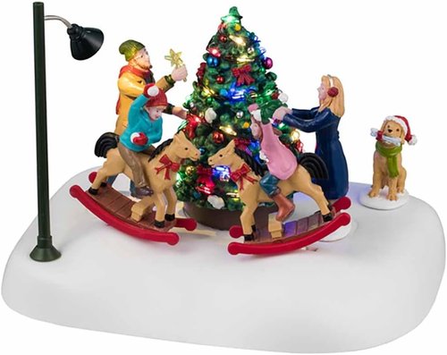 Lemax Rockin' Around The Christmas Tree - Battery Operated Holiday Decoration (4.5V)