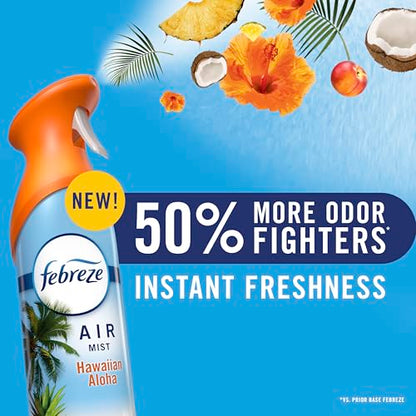 Febreze Unstoppables Fresh Odor-Fighting Air Freshener Spray, Room & Home, 8.1oz - Mix Pack