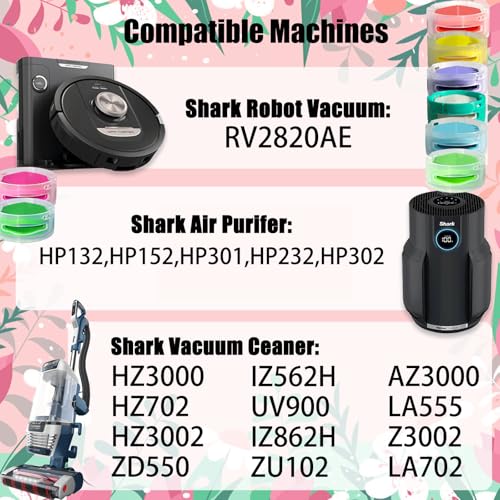 Odor Neutralizer Cartridges for Vacuums & Air Purifiers - 8 Flavors, Replacement Pods