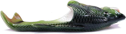 Skiennix Unisex Fish Slippers - Comfortable Bass Sandals for Fun Indoor/Outdoor Wear