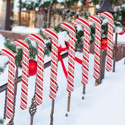 Cute Inflatable Candy Canes Christmas Decorations - 20 Pack 35 Inches
