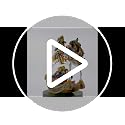 Christmas Rocking Horse Musical Figurine - Handcrafted Holiday Decor