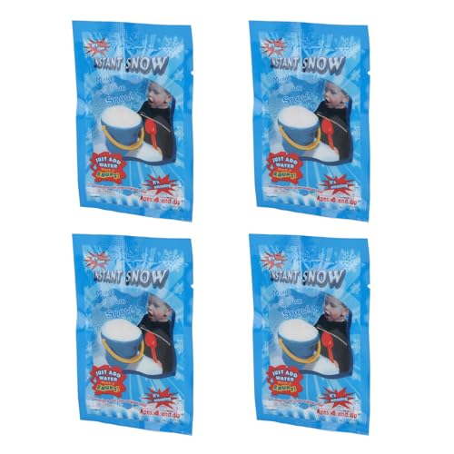 Artificial Snow Powder 20 Pack for Winter Decorations & Holiday Parties