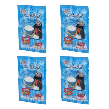 Artificial Snow Powder 20 Pack for Winter Decorations & Holiday Parties