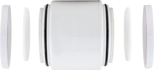 AquaBliss HD Revitalizing Shower Filter Replacement Cartridge For SF400 & SF500-2x Vitamin C + Minerals for Silky Hair, Glowing Skin, Strong Nails. 3-Pack (SFC400)