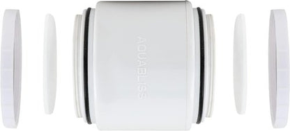 AquaBliss HD Revitalizing Shower Filter Replacement Cartridge For SF400 & SF500-2x Vitamin C + Minerals for Silky Hair, Glowing Skin, Strong Nails. 3-Pack (SFC400)