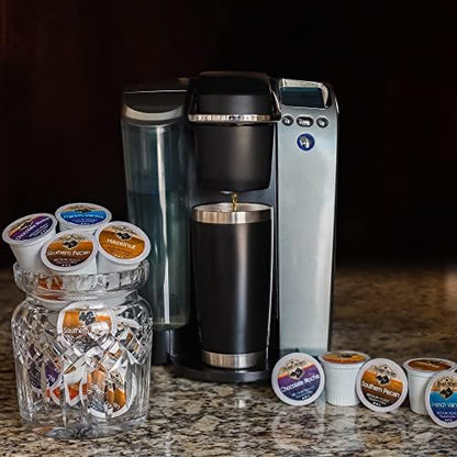Roast Ridge Single Serve Coffee Pods for Keurig K-Cup Brewers, Variety Pack, 100 Count (20 each: Salted Caramel, Southern Pecan, Chocolate Mocha, Hazelnut, French Vanilla)