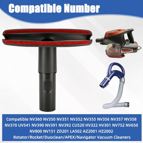 Vacuum Cleaner Mattress Brush Attachment Compatible with Shark NV & UV Series