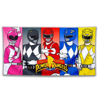 Power Rangers Beach Towel for Kids & Adults - Large Microfiber Bath & Pool Towel