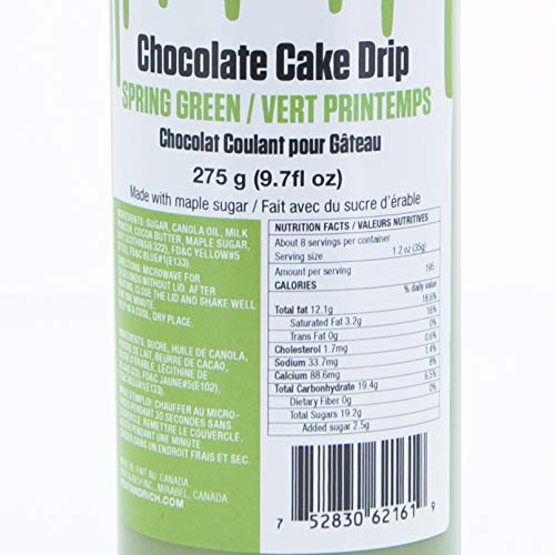 Roxy and Rich Chocolate Cake Drip 275 Grams, Spring Green