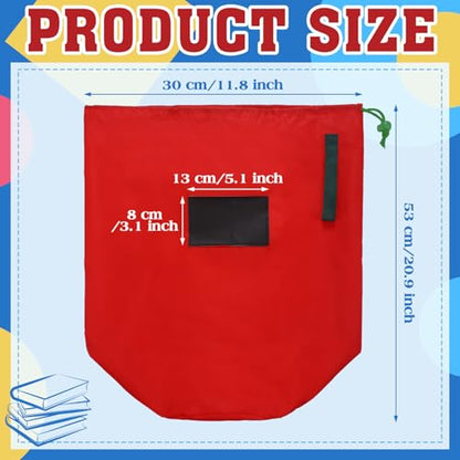 Waterproof Inflatable Storage Bags with Label Blackboard - 6 Pack, 21x12 Inches