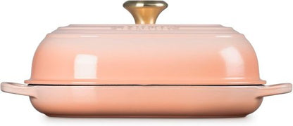 Le Creuset Enameled Cast Iron Oval Bread Oven - 11.5 Inch, Elegant Peche Color