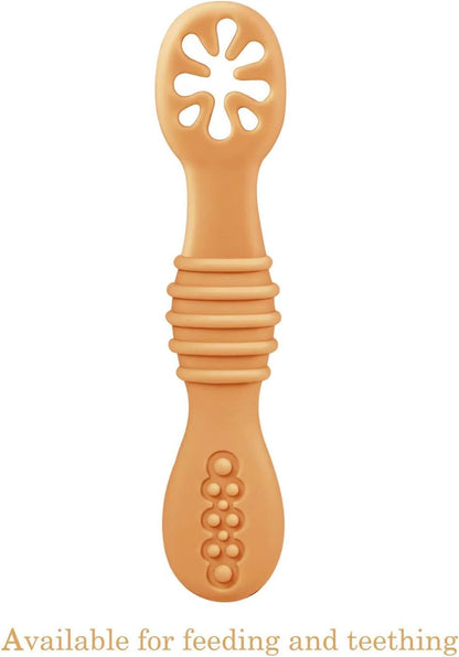 PandaEar Silicone Baby Feeding Spoon Set - 7 Pack for Baby Led Weaning | Ideal for Infants & Toddlers