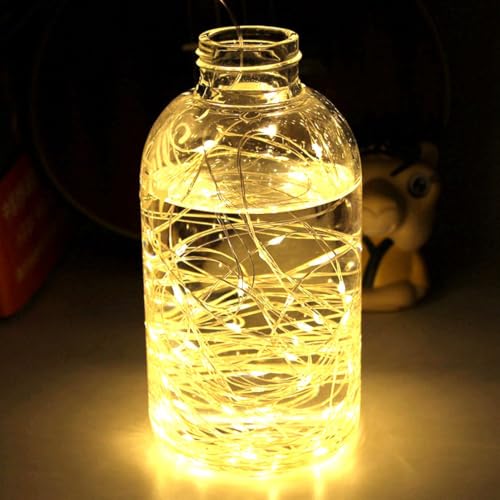 Fairy Lights Battery Operated 2M Warm White 3 Modes - 12 Pack