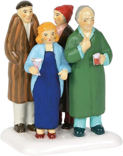 Department 56 Snow Village Figurine - National Lampoon's Christmas Vacation "Freezing Our Baguettes Off" | 3.25 Inch, Multicolor