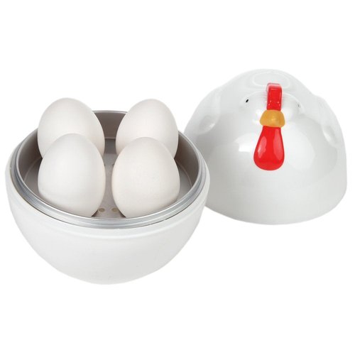 Home-X Microwave Egg Boiler - Unique Chicken Design for Perfectly Cooked Eggs