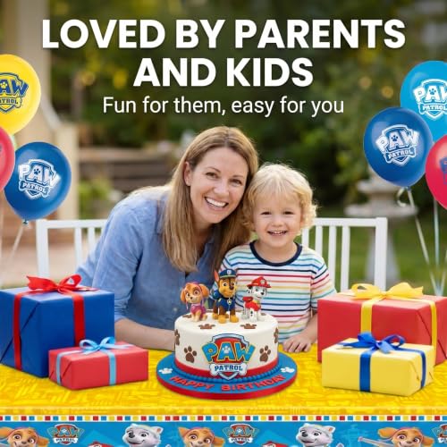 Paw Patrol Tablecloth 2-Pack - Birthday Party Decorations for Kids