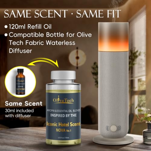 Luxury Hotel Scent Diffuser Oil 120mL - Fresh Citrus & Floral Fragrance