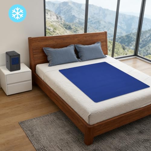 Water Cooled Mattress Pad Queen Cooling Bed Cooler with Remote & Timer