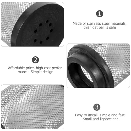 Stainless Steel Floor Scrubber Float Ball Accessory for Waste Tank Shutoff