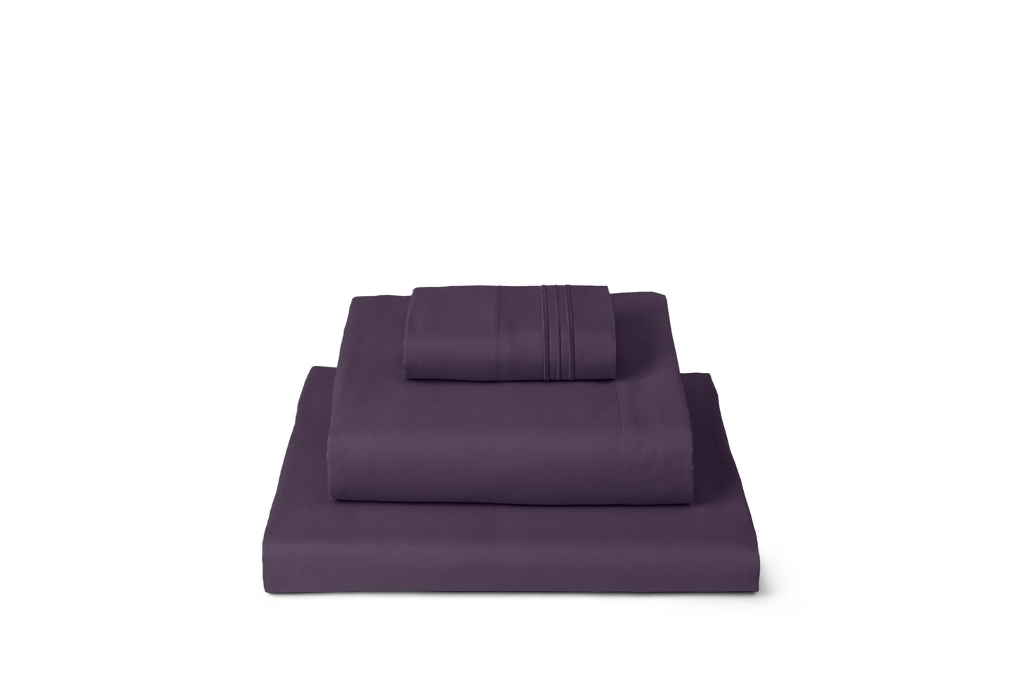 Mellanni Twin XL Sheets Set - 3 PC Iconic Collection Bedding - Hotel Luxury, Extra Soft, Cooling Bed Sheets - Wrinkle, Fade, Stain Resistant (Twin Extra Long, Purple)