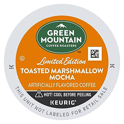 Green Mountain Coffee Toasted Marshmallow Mocha K-Cups - Delicious Flavor for Keurig Brewers | 24 Count
