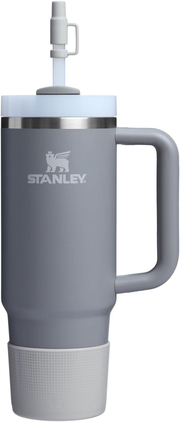 Stanley Quencher Boot & Straw Cover Cap - Anti-Slip Silicone Protector for Tumbler | BPA-Free Accessory Set