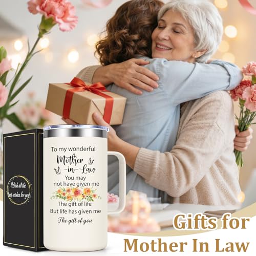 Mother-in-Law Mug 20oz Mothers Day Gift - Meaningful Gift for Mom-in-Law - Durable and Elegant