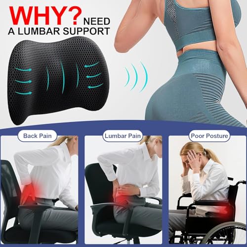 Car Lumbar Support Pillow for Subaru Impreza 2024-2026 - Ergonomic Back Cushion