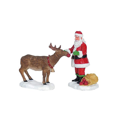 Lemax Reindeer Treats Set of 2 - 3.5cm Variation