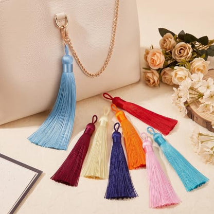 Multi-Color Tassel Bulk Pack for Jewelry Making & Crafts - 90 Pieces
