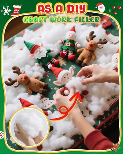 Fake Snow for Christmas Decorations 17.64oz - Fluffy Artificial Snow