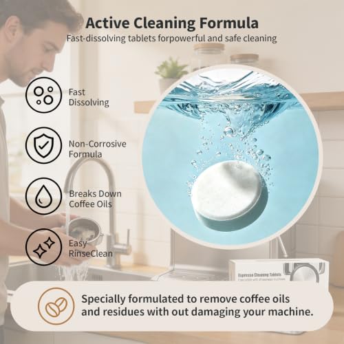 24 Pack Espresso Cleaning Tablets for Breville Machines - Coffee Machine Maintenance
