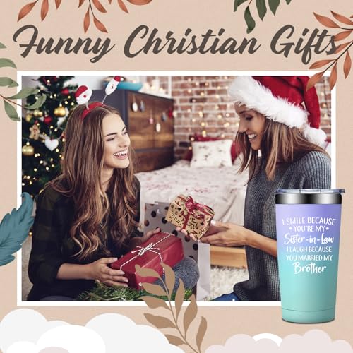 20 oz Sister in Law Gift Tumbler - Cotton Candy Variation, Double Wall Insulated